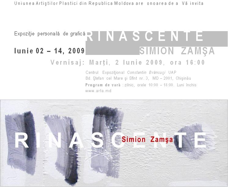 ZAMŞA, Simion: Rinascente
