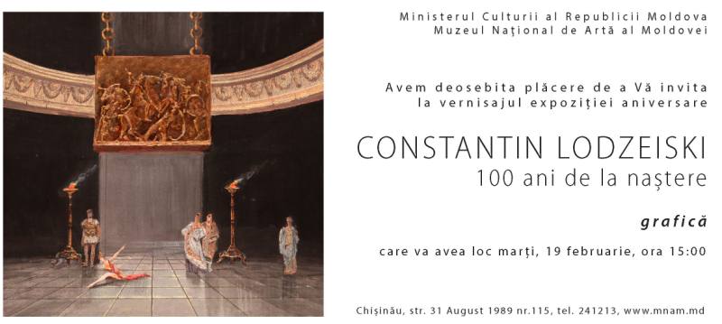 Constantin Lodzeiski – 100 ani de la naştere