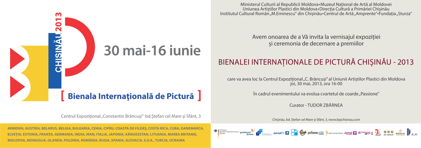 Bienala Internaţională de Pictură Chişinău - 2013
